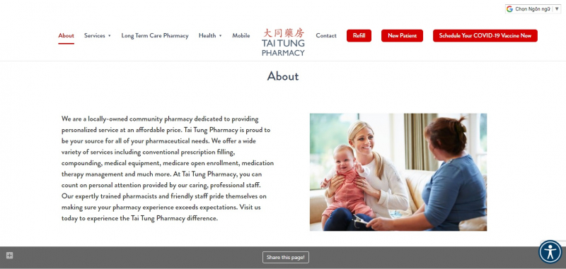 Tai Tung Pharmacy Website  -  Image source: https://www.taitungrx.com/