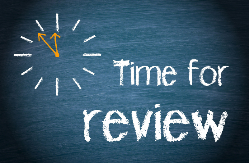 Take time to review your original goal