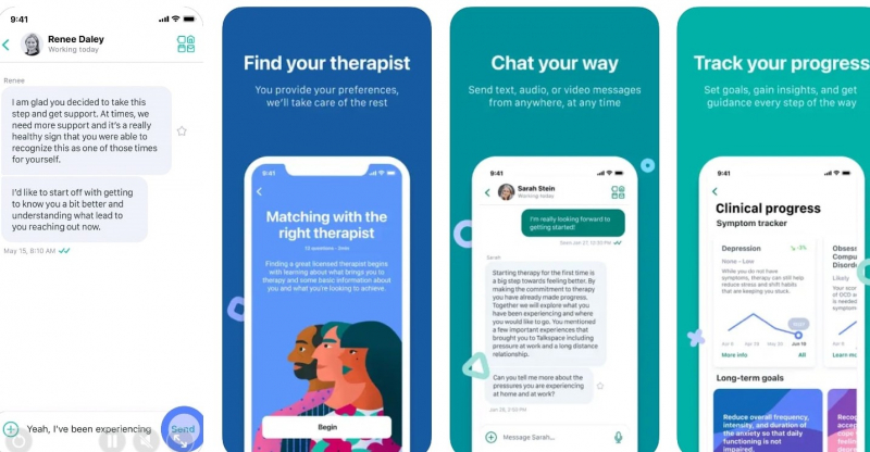 Screenshot on https://apps.apple.com/us/app/talkspace-therapy-counseling/id661829386