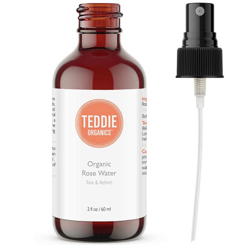 Teddie Organics Rose Water Facial Toner Spray. Photo: amazon.com