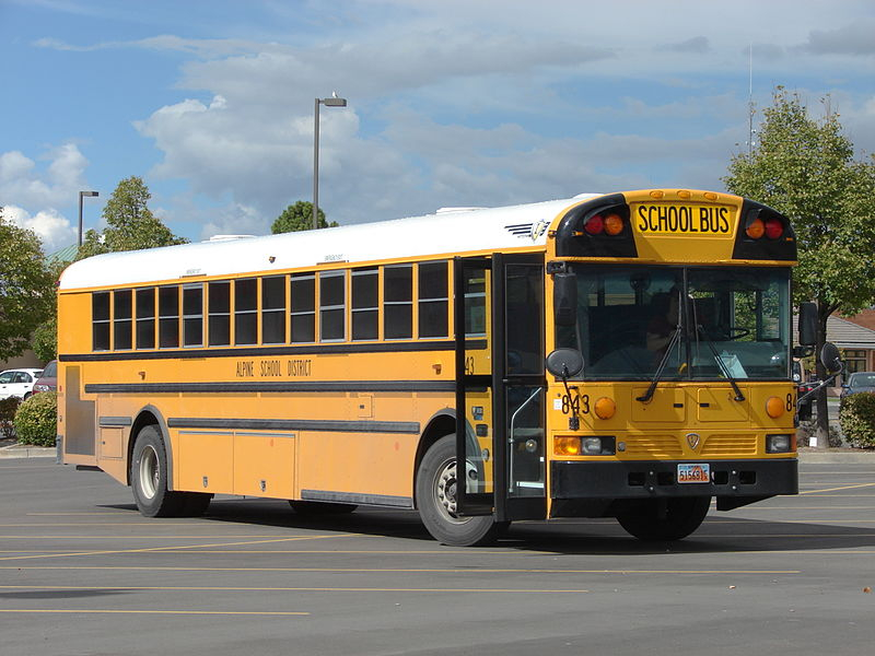 Photo on Wiki: https://commons.wikimedia.org/wiki/File:Alpine_School_District_school_bus.JPG