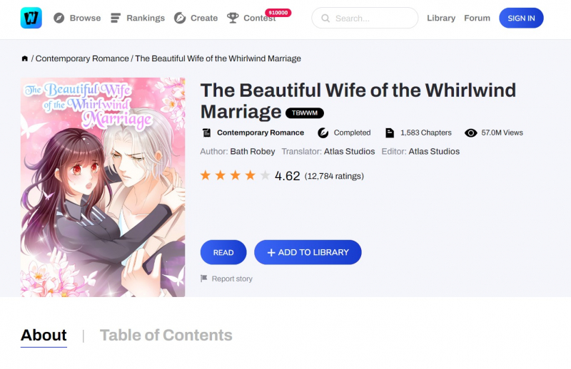 Screenshot of https://www.webnovel.com/book/the-beautiful-wife-of-the-whirlwind-marriage_11256254105313805