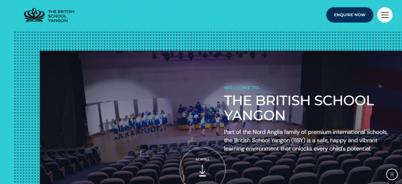 Screenshot of https://www.nordangliaeducation.com/bsy-yangon