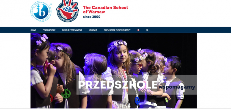 Screenshot of https://canadian-school.pl/