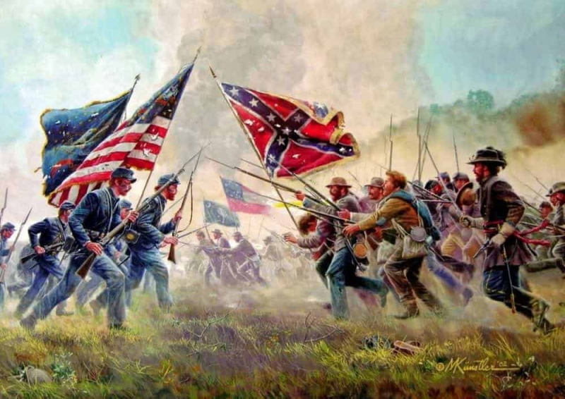 The Army of Tennessee on the battlefield - historycollection.com