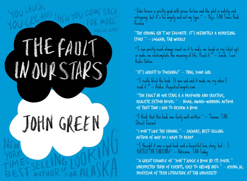 The Fault in Our Stars book cover