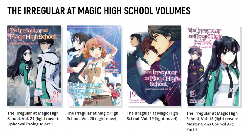 Screenshot of https://yenpress.com/series/the-irregular-at-magic-high-school#