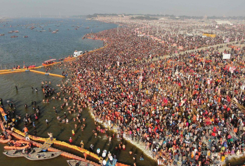 Photo:  BBC - Kumbh Mela: Lost and found at the world's biggest gathering
