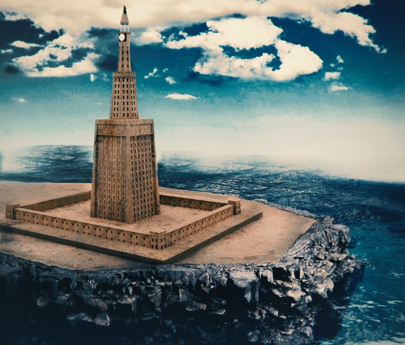 3D reconstruction of the Lighthouse of Alexandria -en.wikipedia.org