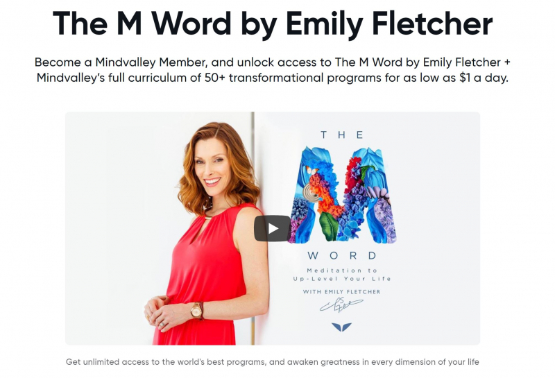 The M Word by Emily Fletcher (Mindvalley)
