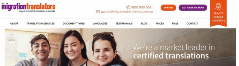 The Migration Translators Website. Photo: etrainingpedia.com