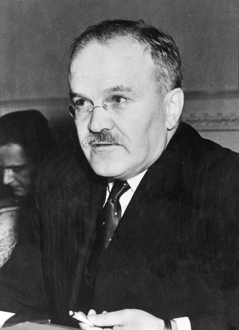 Vyacheslav Molotov, the Soviet foreign minister - Photo: en.wikipedia.org