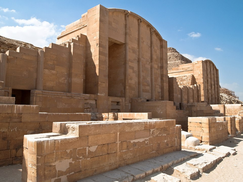 Temple of Djoser at Saqqara -en.wikipedia.org
