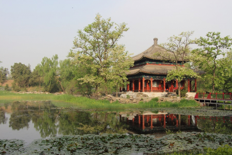 The Old Summer Palace at Yuanmingyuan Park