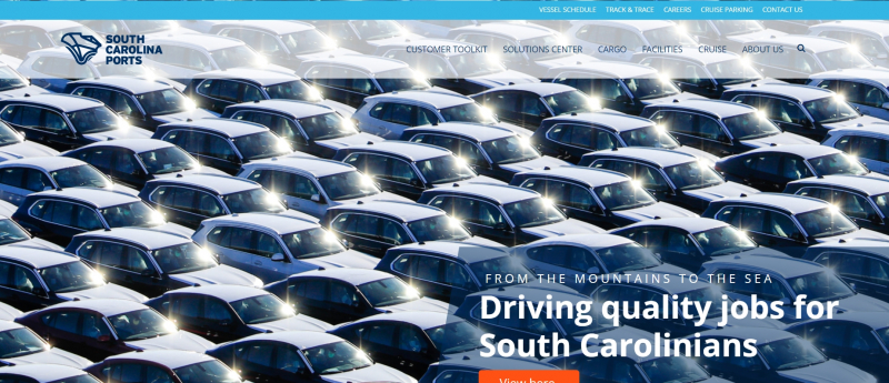 The Port of Charleston Website