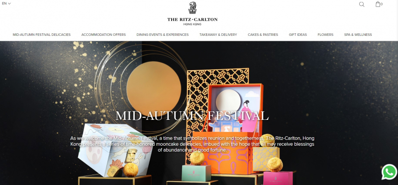 The Ritz-Carlton's website