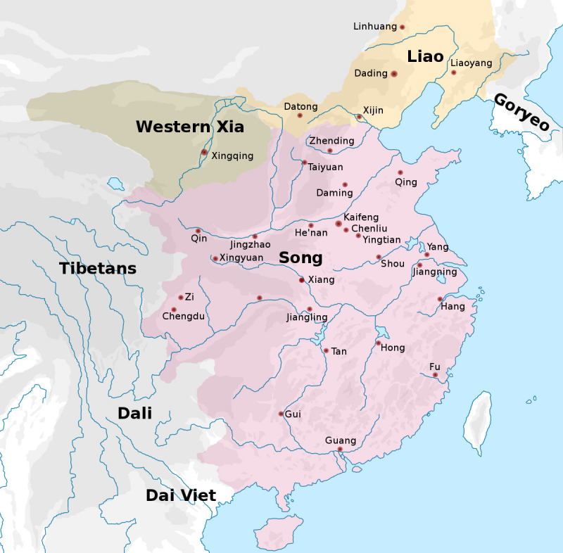 The Song Dynasty's territory - Photo: wikipedia.org