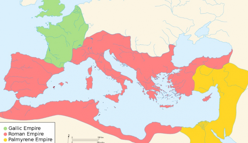 The divided Empire in 271 -en.wikipedia.org
