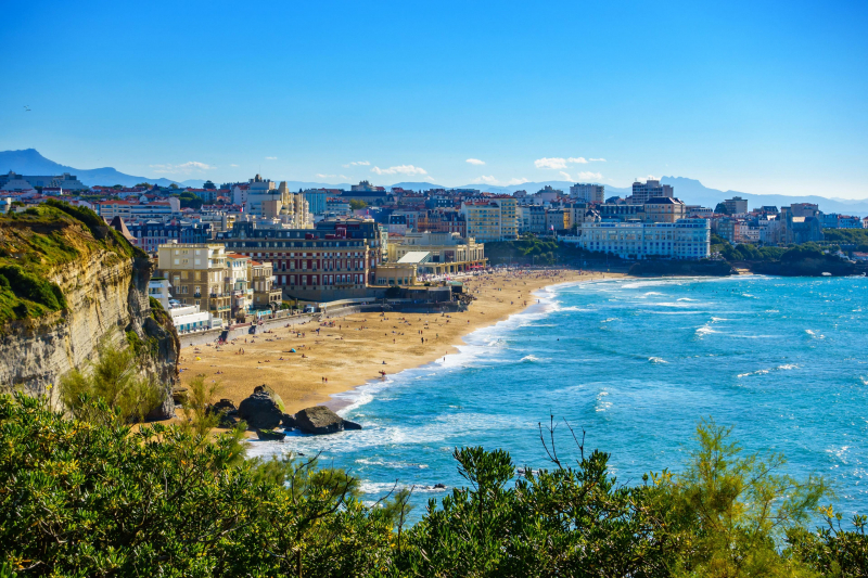 The Upscale Seaside Resort of Biarritz