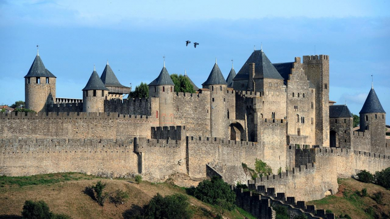 The Walled Medieval Town of Carcassonne