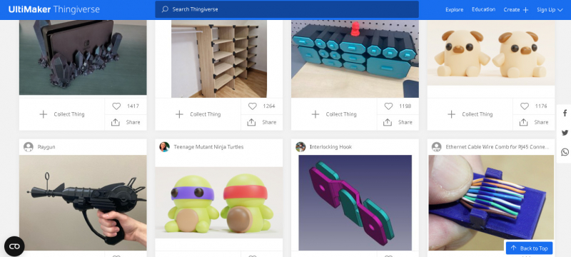 Screenshot via thingiverse.com