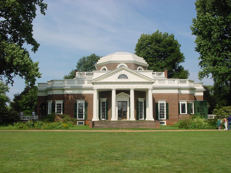 Jefferson’s Monticello -- www.history.com
