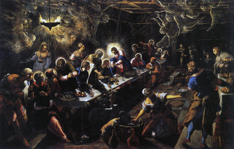 Last Supper (Tintoretto) - Wikipedia