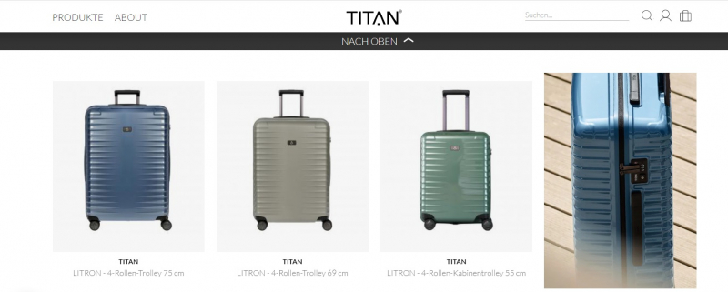 Screenshot of https://www.titan-bags.com/