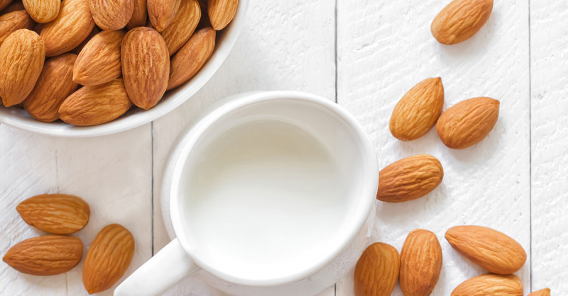 Top your food with chopped almonds