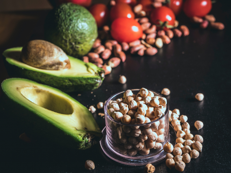 Photo by Mike: https://www.pexels.com/photo/avocado-peanuts-and-toamtoes-1192056/