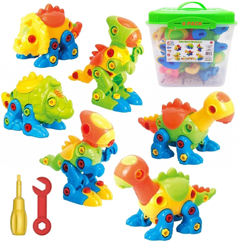 ToyVelt Dinosaur Take Apart Stem Toys for Boys & Girls