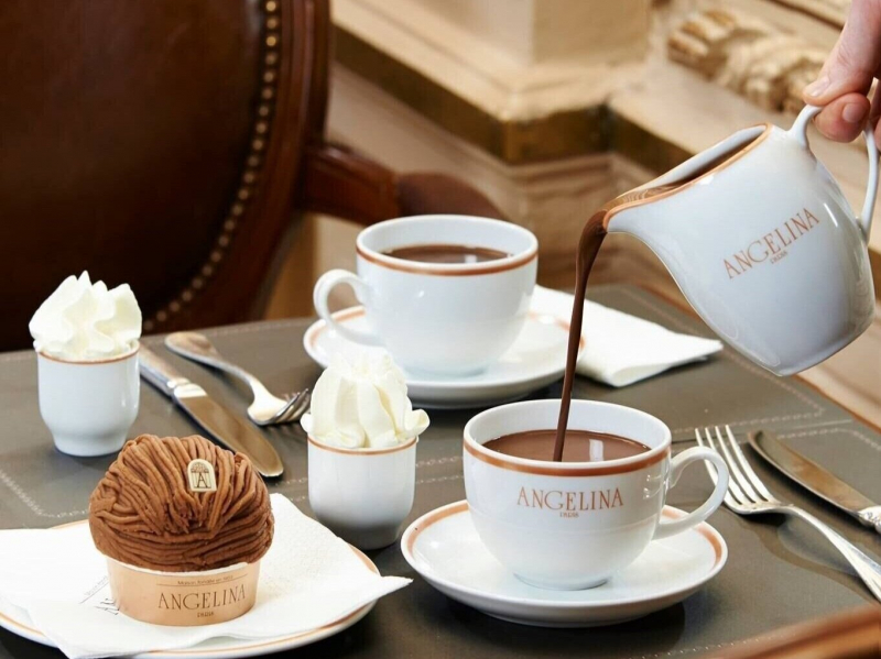 Treat Yourself to Hot Chocolate at a Fancy Tearoom