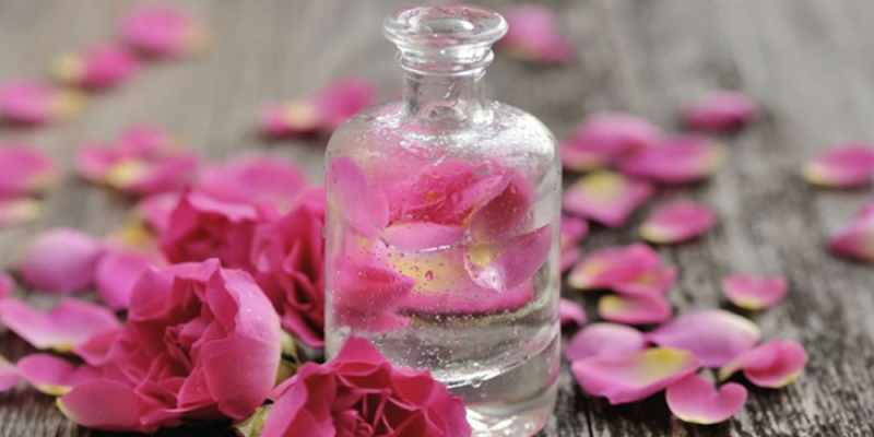 Try using rose water