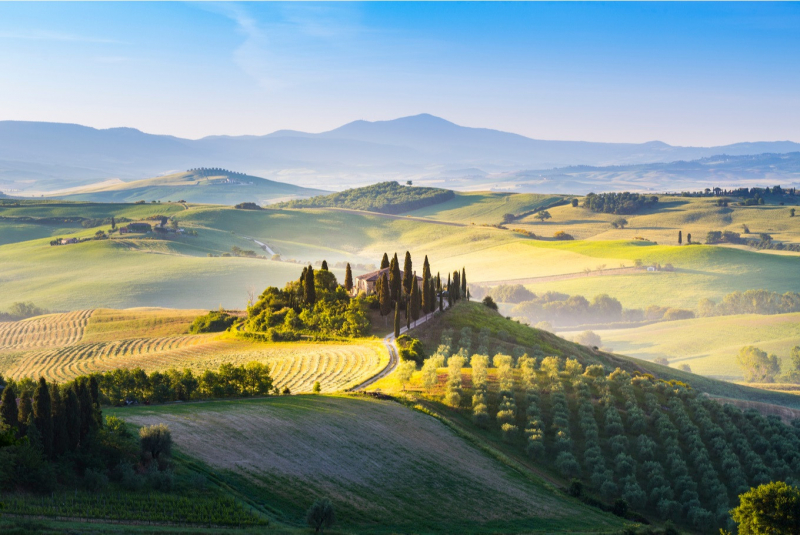 Tuscany. Photo: thegioiruoungon.vn