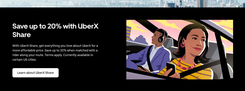Screenshot of https://www.uber.com/