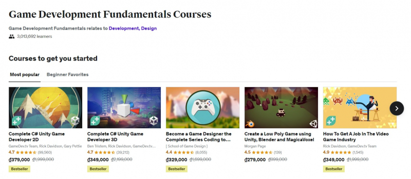 A Game Development Course on Udemy