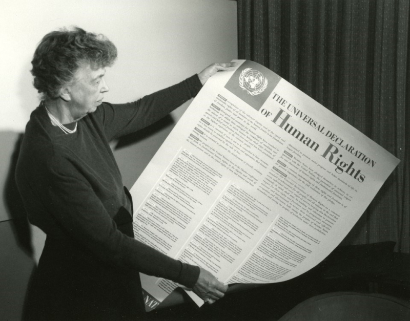 Photo: Eleanor Roosevelt and the Universal Declaration of Human Rights