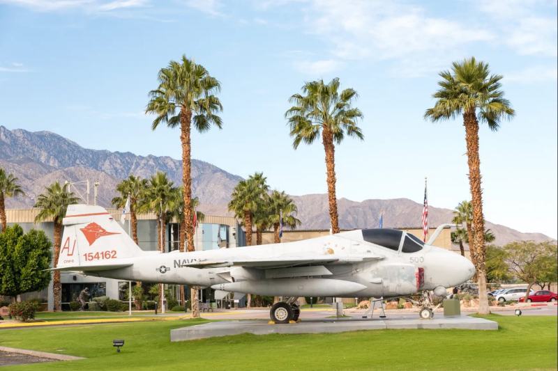 Palm Springs Air Museum is home to WWII planes as well as those used in combat in Korea and Vietnam © SpVVK / Getty Images