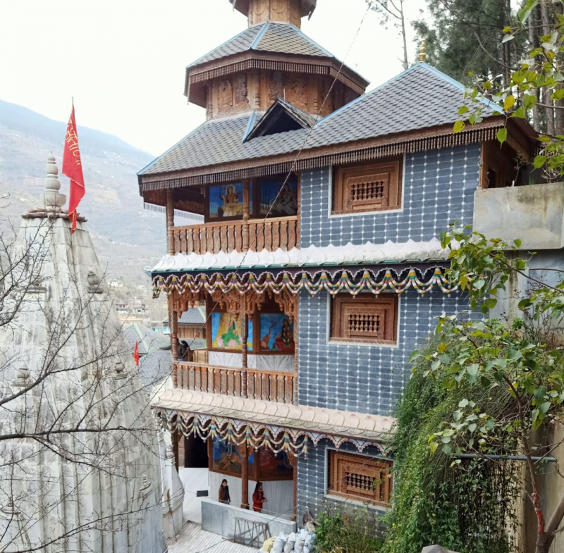 Vaishno Devi Temple, Kullu, Himachal Pradesh. Image from https://commons.wikimedia.org/wiki/File:Vaishno_Devi_Temple_-_Kullu_-_Himachal_Pradesh.jpg