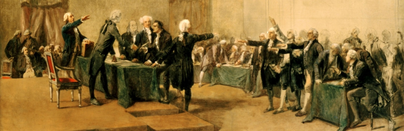 Argument in the Continental Congress - www.thimblesandacorns.com