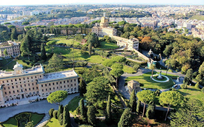 Vatican Gardens. Photo: thevaticantickets.com