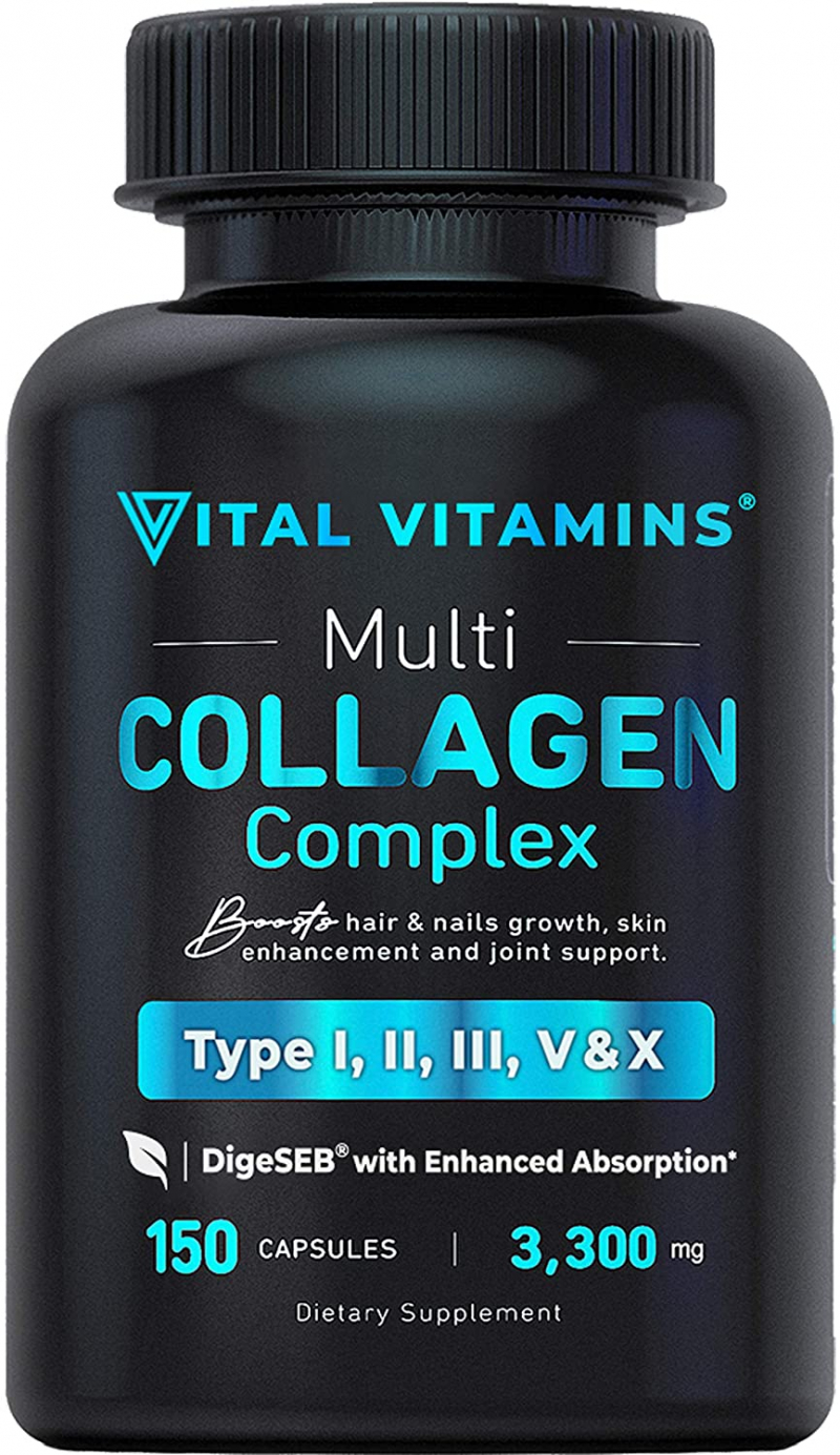 Vital Vitamins Multi Collagen Complex. Photo: amazon.com