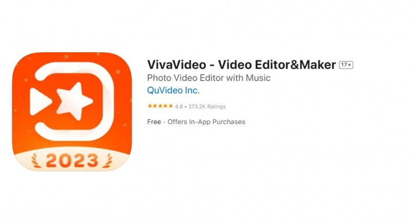 Screenshot via https://apps.apple.com/us/app/vivavideo-video-editor-maker/id738897668