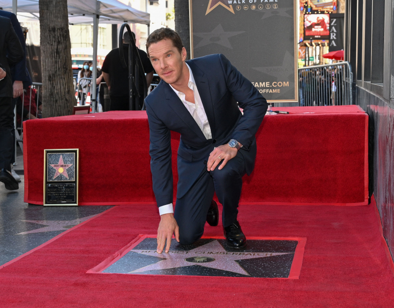 Cumberbatch Receives Star On Hollywood Walk Of Fame