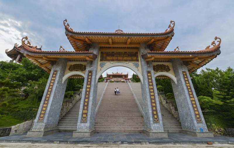 Walk the Grounds of the Cai Bau Pagoda