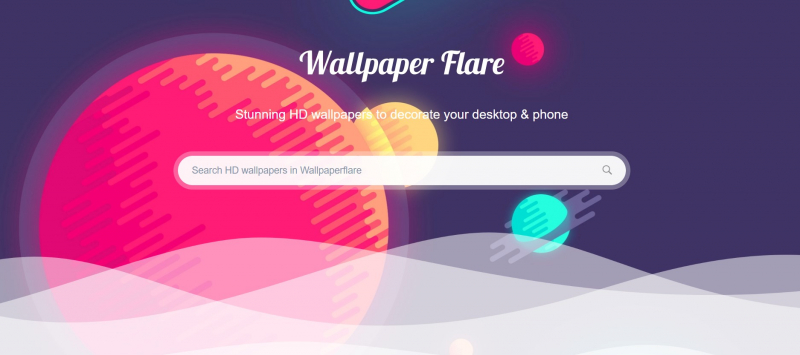 Screenshot of https://www.wallpaperflare.com/