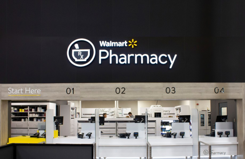 The Logo of Walmart Pharmacy