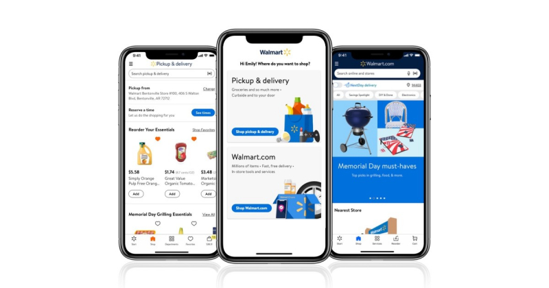 Photo on Walmart (https://corporate.walmart.com/newsroom/2020/05/20/weve-unified-our-walmart-apps-to-deliver-an-even-better-shopping-experience)