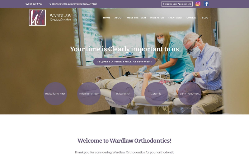 Wardlaw Orthodontics. Photo: screenshot