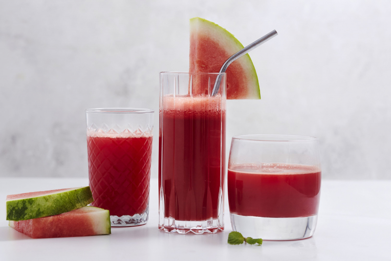 Watermelon and watermelon juice